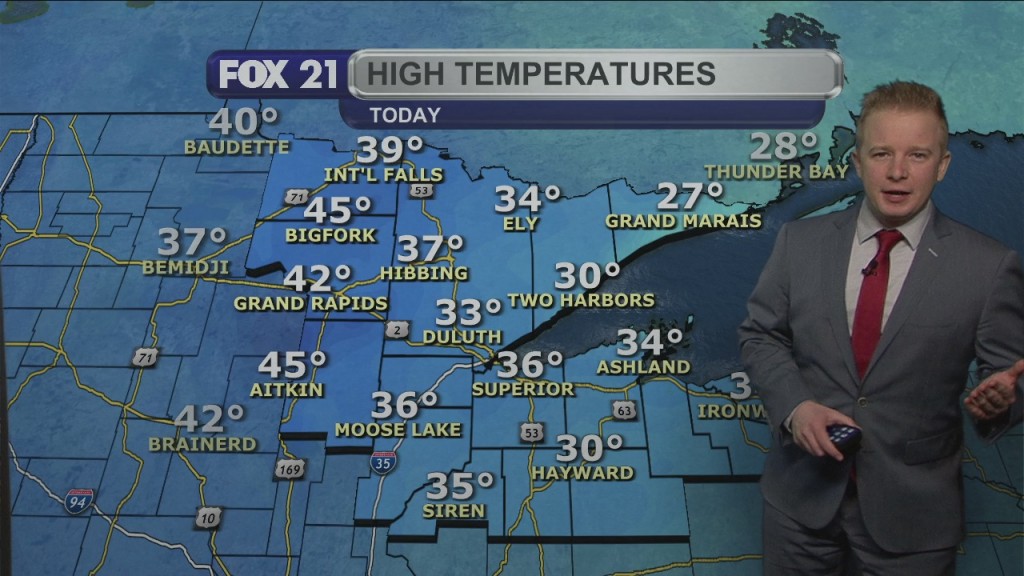 Tuesday Evening Northlandf Weather Forecast
