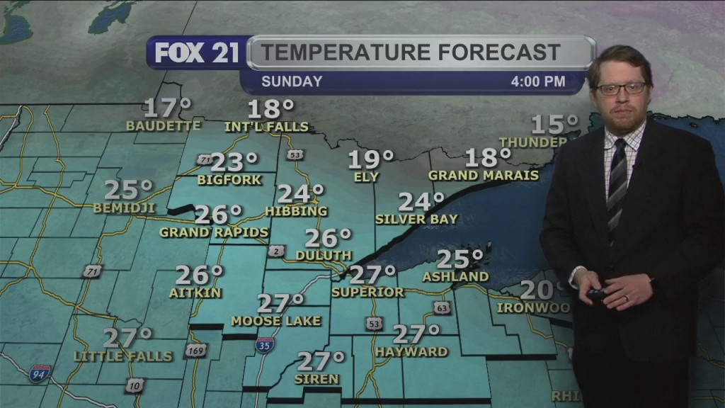 Saturday Evening Northland Forecast