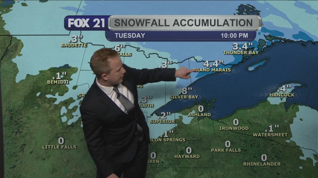Tuesday Night Northland Forecast