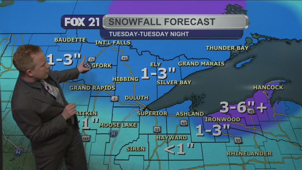 Monday Night Northland Forecast