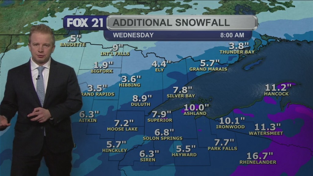 Monday Evening Northland Forecast