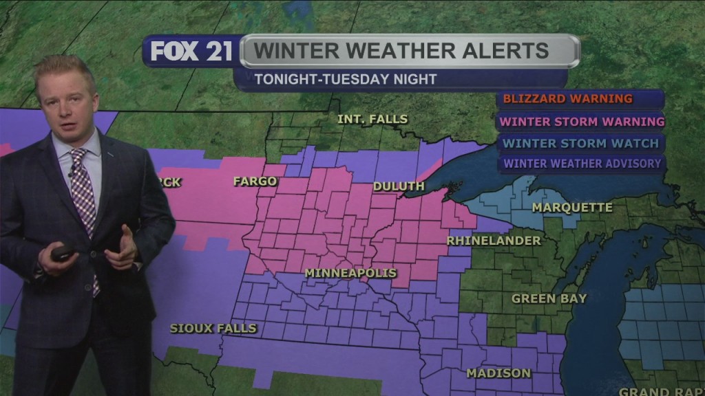Sunday Night Northland Forecast