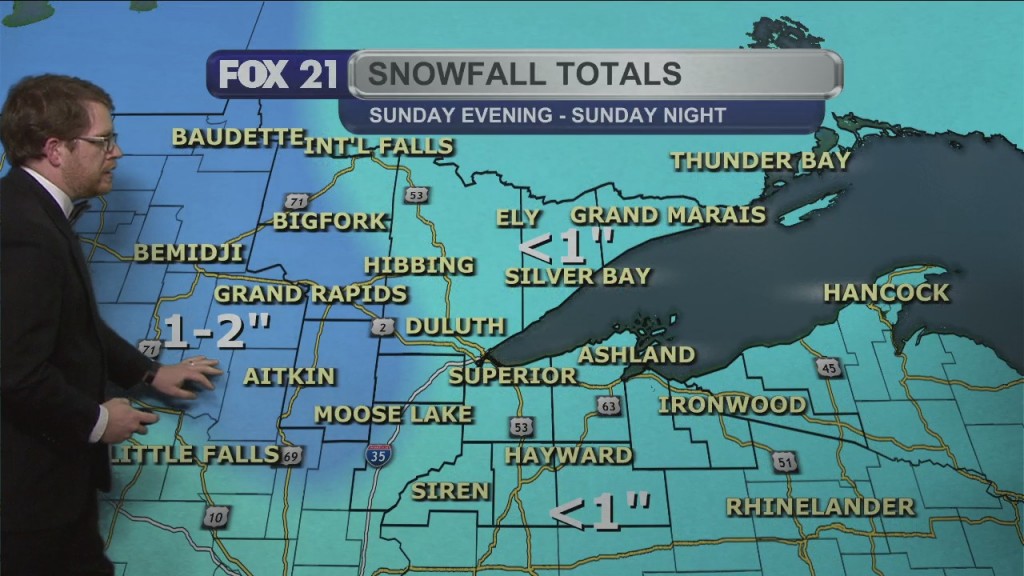Saturday Evening Northland Forecast