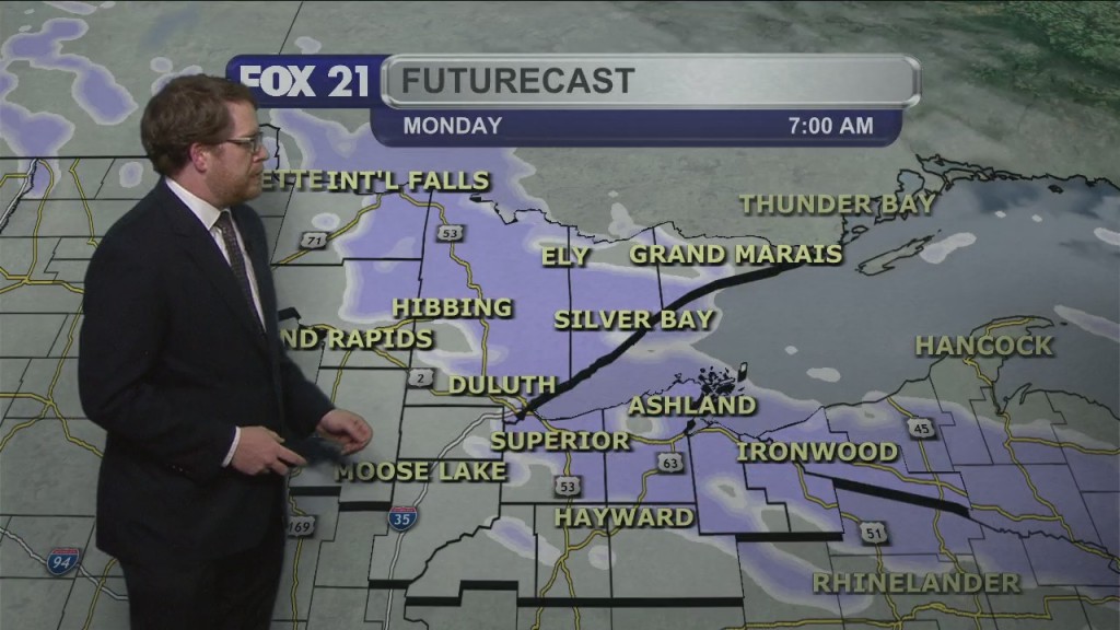 Sunday Evening Northland Forecast