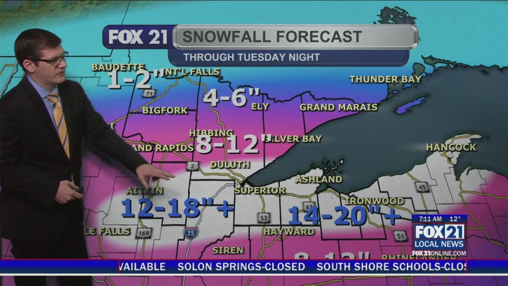 Monday, February 21, 2022 Morning Forecast