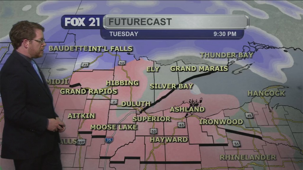 Monday Evening Northland Forecast