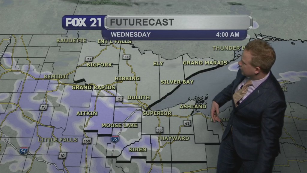 Tuesday Evening Northland Forecast