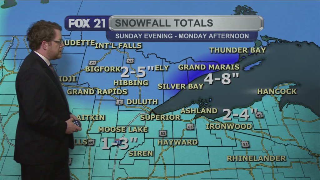 Saturday Evening Northland Forecast