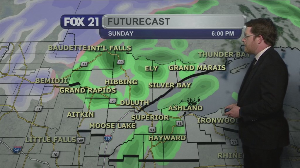 Saturday Evening Northland Forecast
