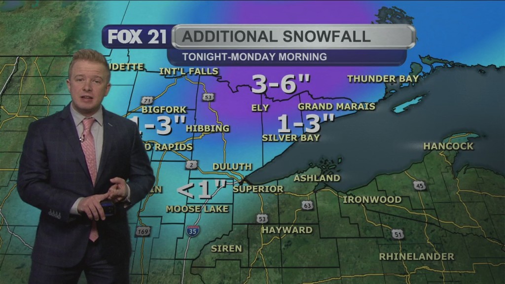 Sunday Night Northland Forecast