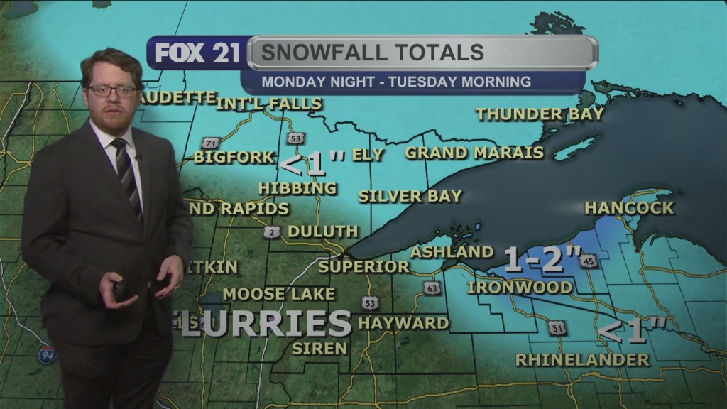 Monday Morning Northland Forecast