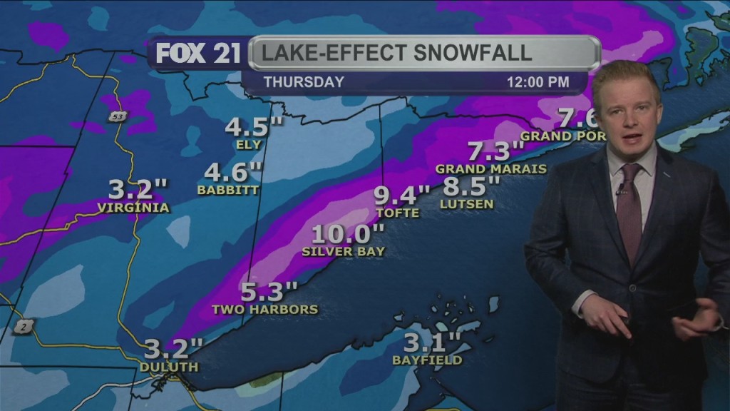 Monday Evening Northland Forecast