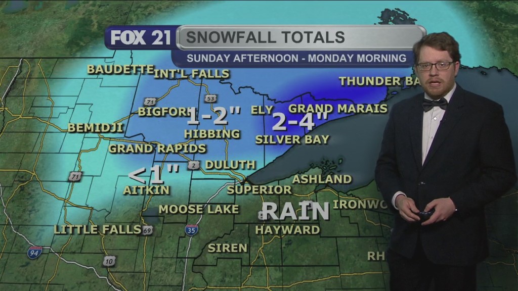 Saturday Evening Northland Forecast
