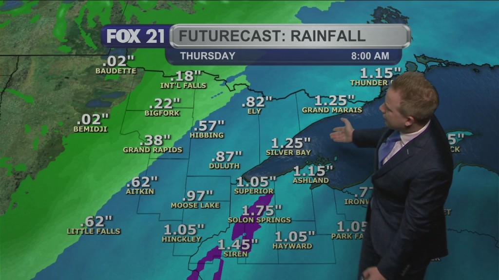 Tuesday Night Northland Forecast