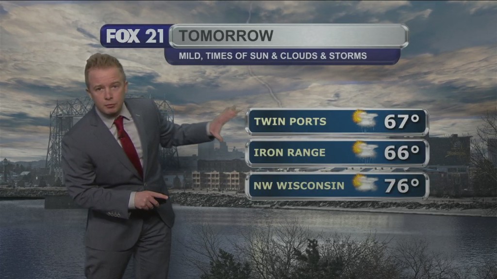Sunday Night Northland Forecast