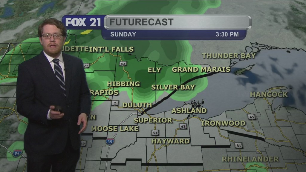 Saturday Evening Northland Forecast