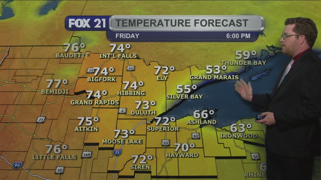 Thursday Evening Northland Forecast