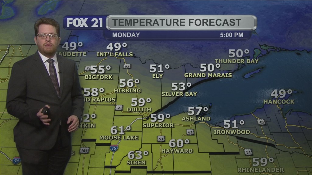 Sunday Evening Northland Forecast