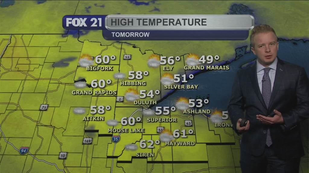 Monday Night Northland Forecast