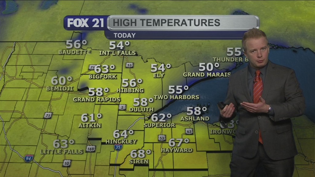 Thursday Evening Northland Forecast