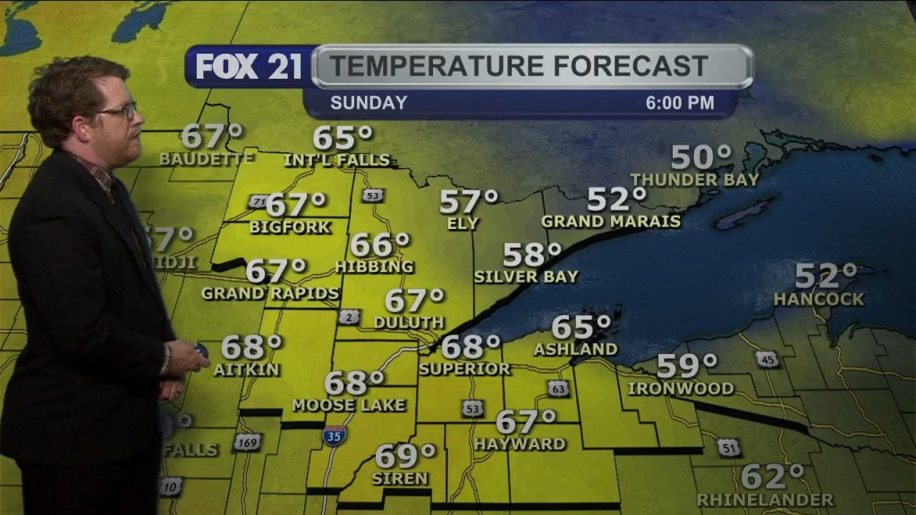 Saturday Evening Northland Forecast