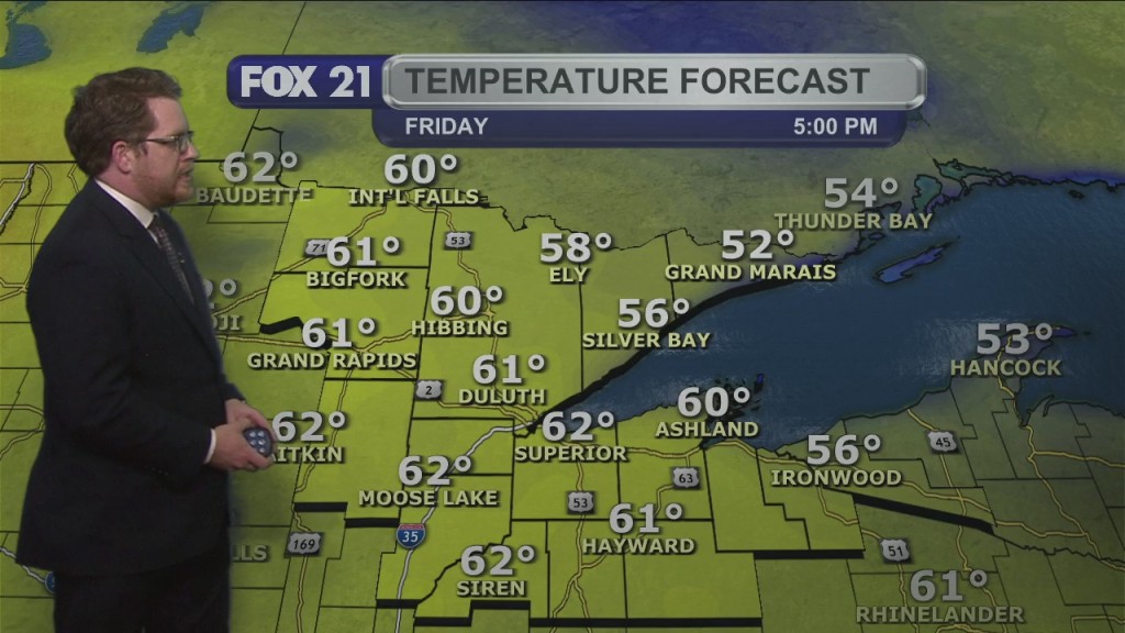 Thursday Evening Northland Forecast