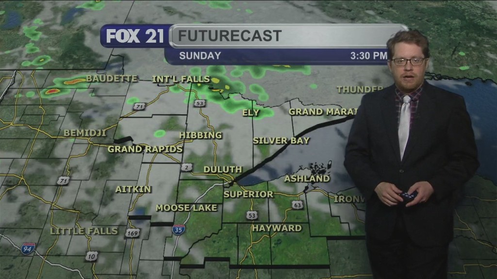 Saturday Evening Northland Forecast