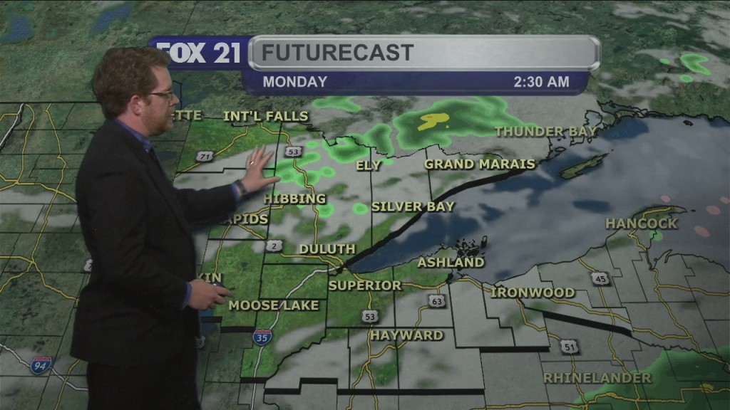 Sunday Evening Northland Forecast