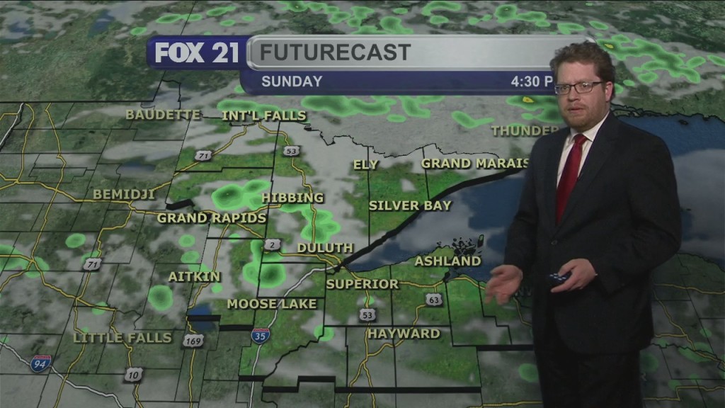 Saturday Evening Northland Forecast