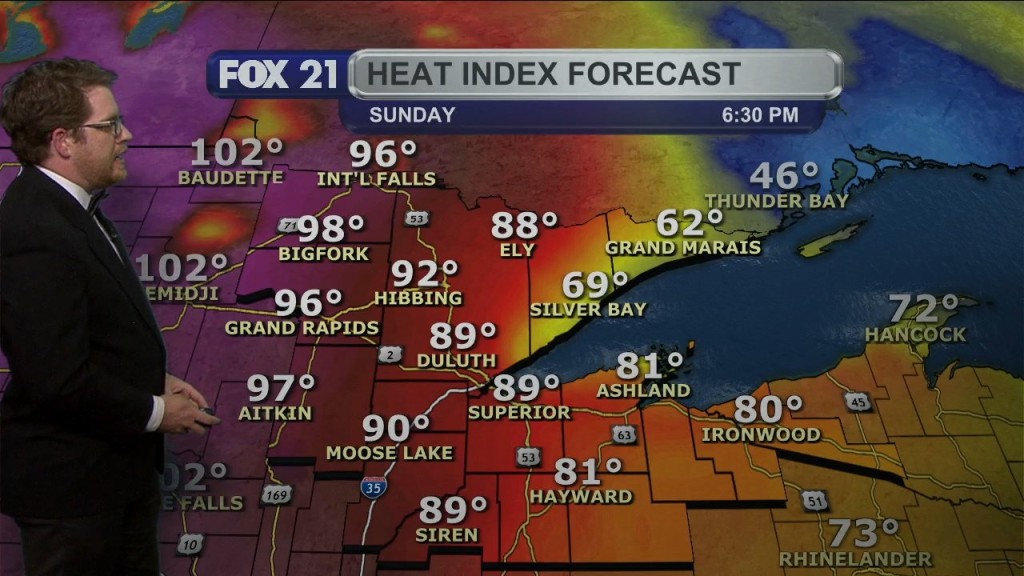Saturday Evening Northland Forecast