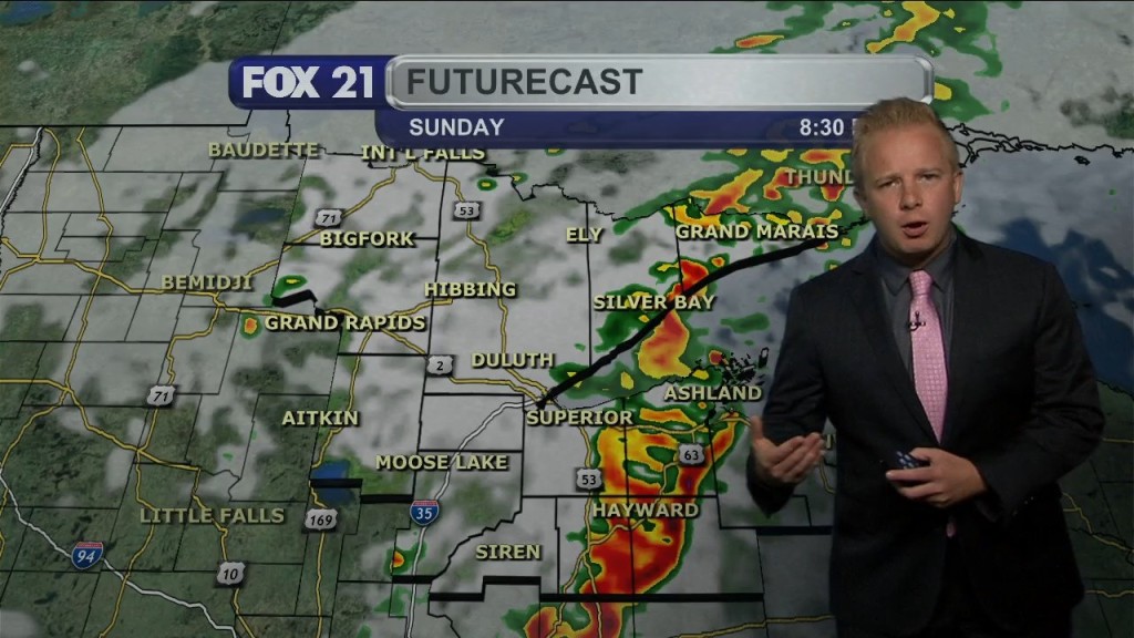 Sunday Night Northland Forecast