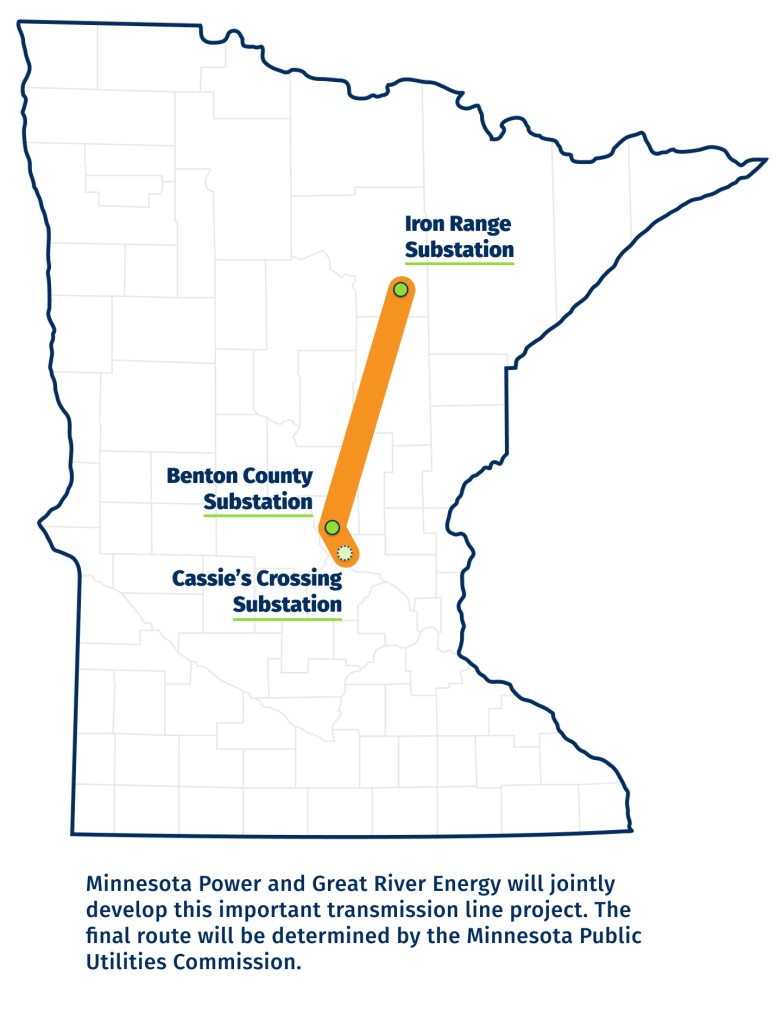 Map Mn Power Great River Energy