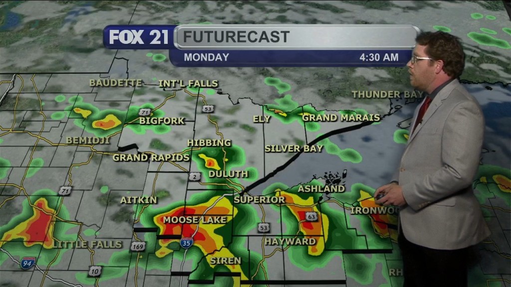 Saturday Evening Northland Forecast