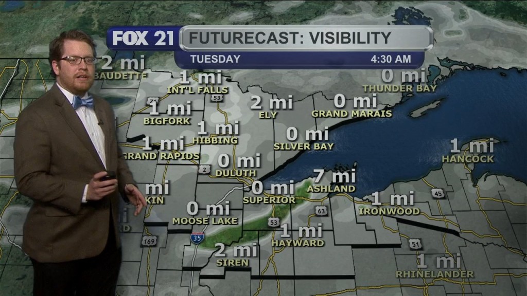 Monday Evening Northland Forecast