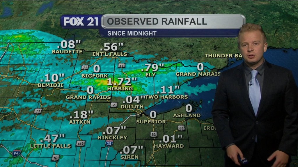 Tuesday Evening Northland Forecast