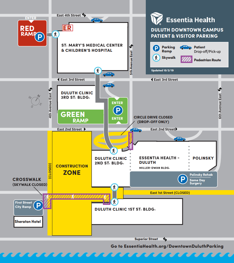 Patient Drop Off Map