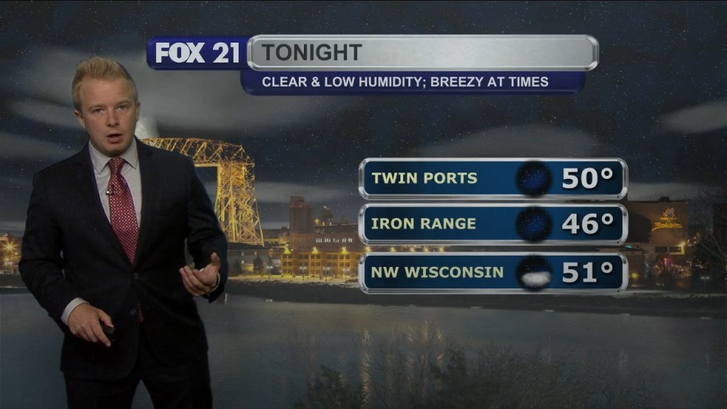 Sunday Night Northland Forecast