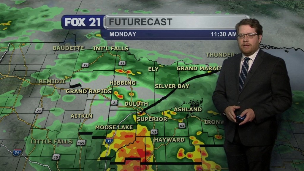 Sunday Evening Northland Forecast