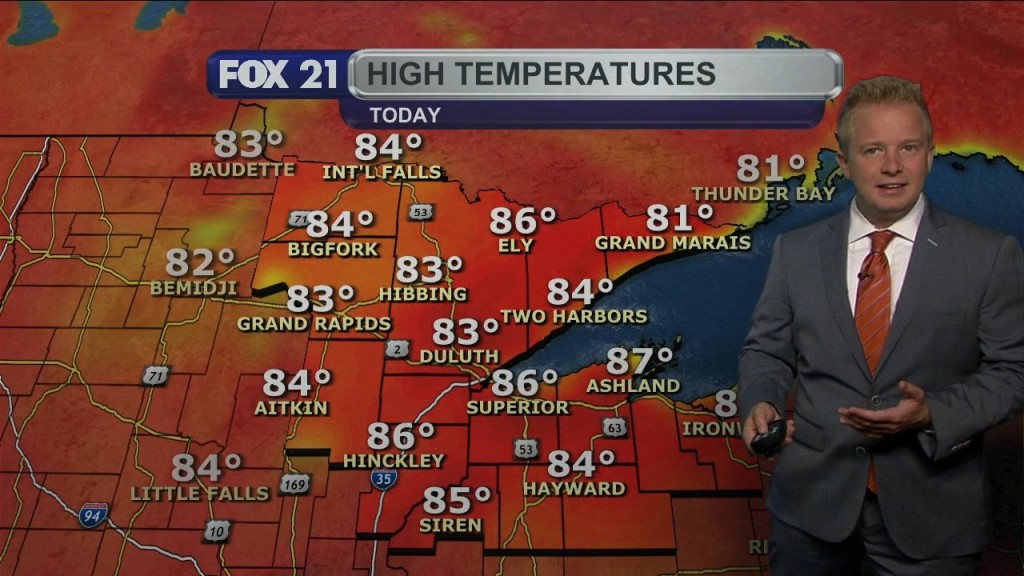 Saturday Evening Northland Forecast