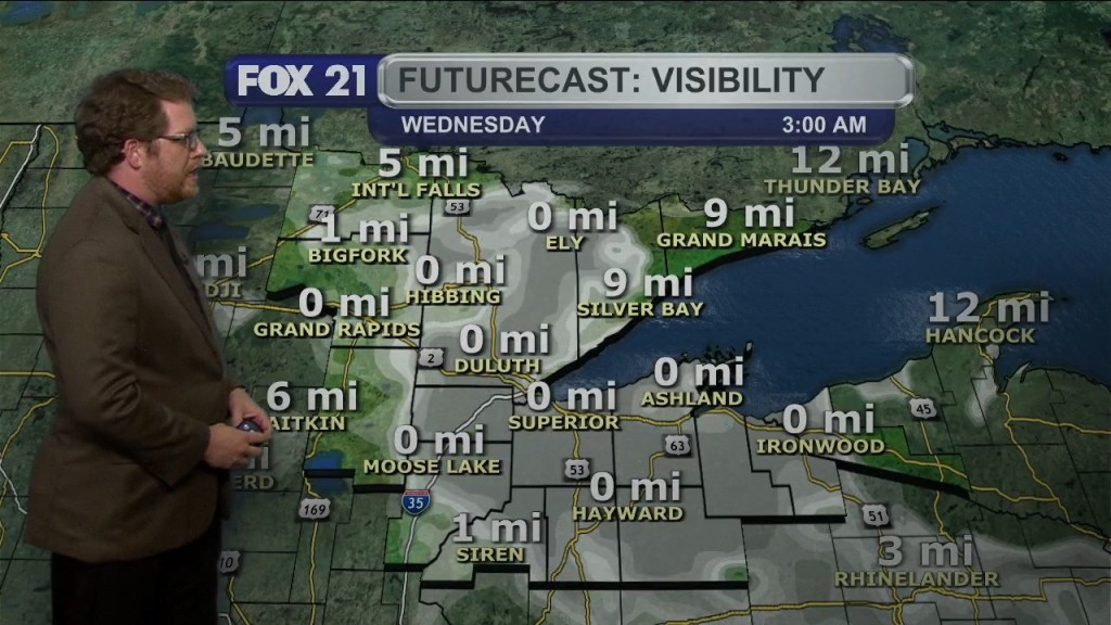 Tuesday Evening Northland Forecast