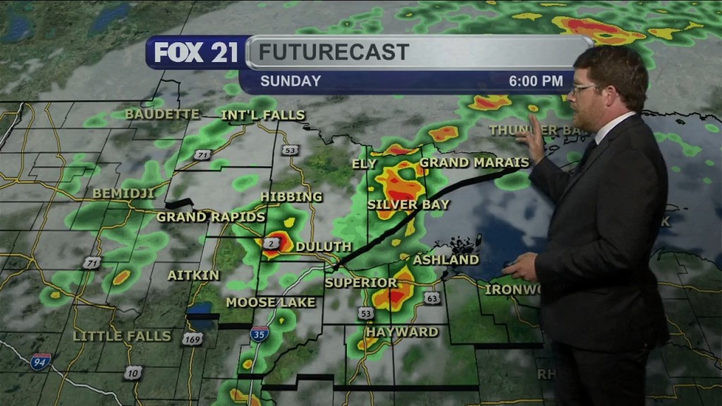 Saturday Evening Northland Weather