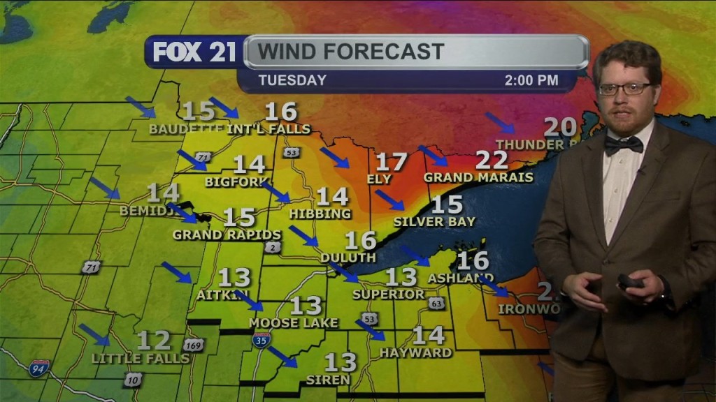 Monday Evening Northland Forecast