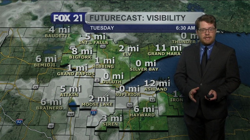 Monday Evening Northland Forecast