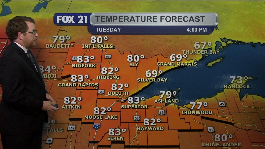 Monday Evening Northland Forecast