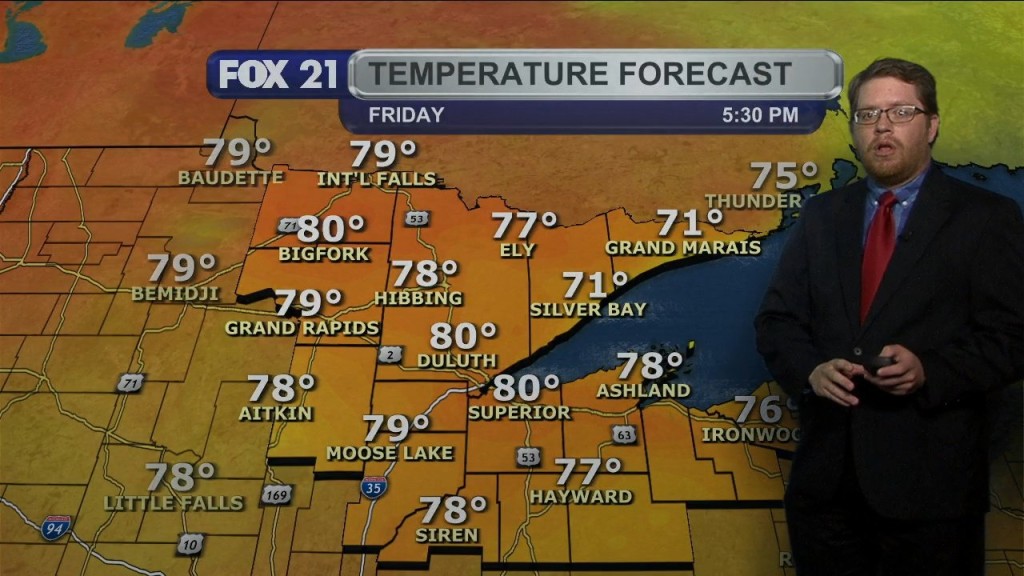 Thursday Evening Northland Forecast