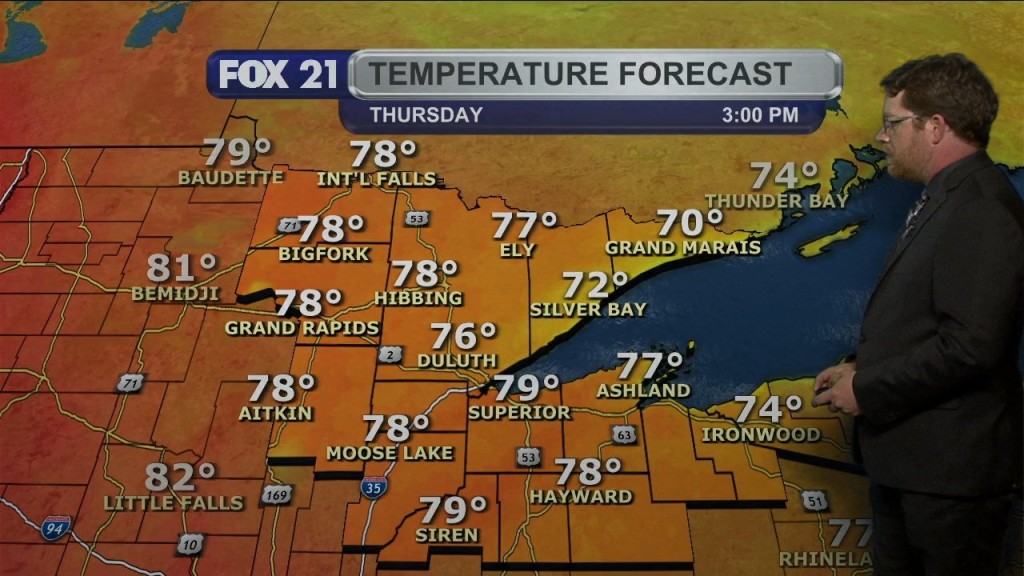 Wednesday Evening Northland Forecast