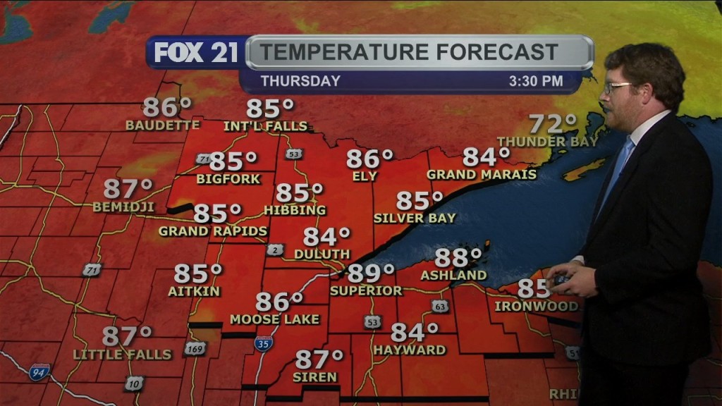 Wednesday Evening Northland Forecast