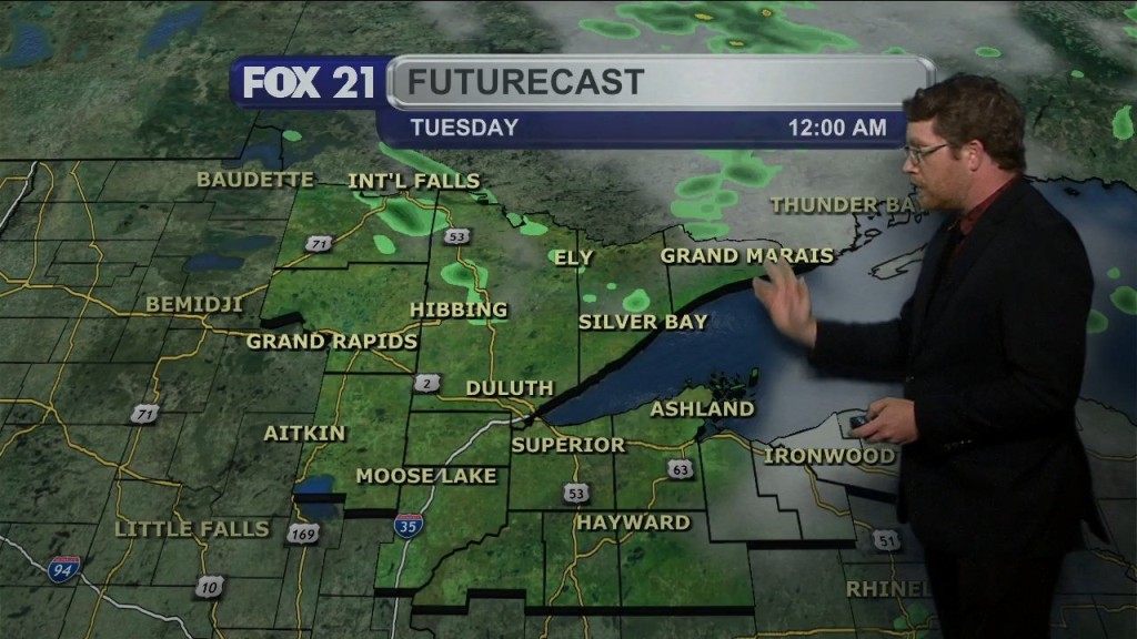 Sunday Evening Northland Forecast