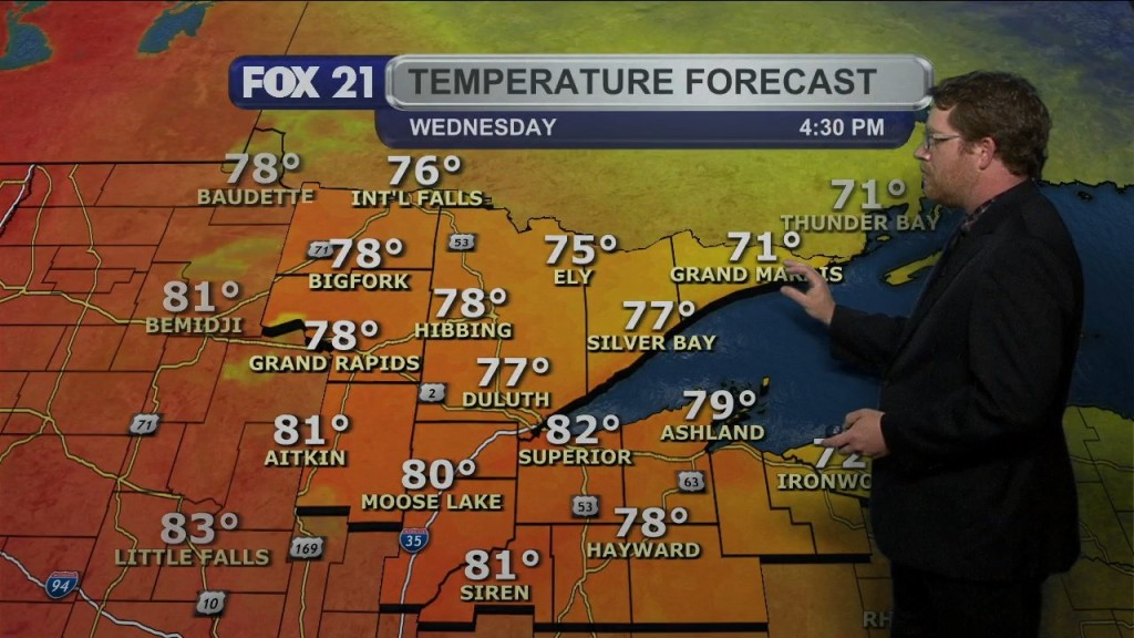 Tuesday Evening Northland Forecast