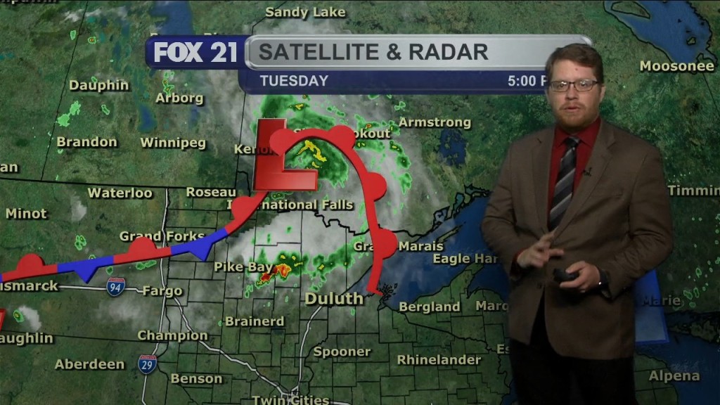 Tuesday Evening Northland Forecast